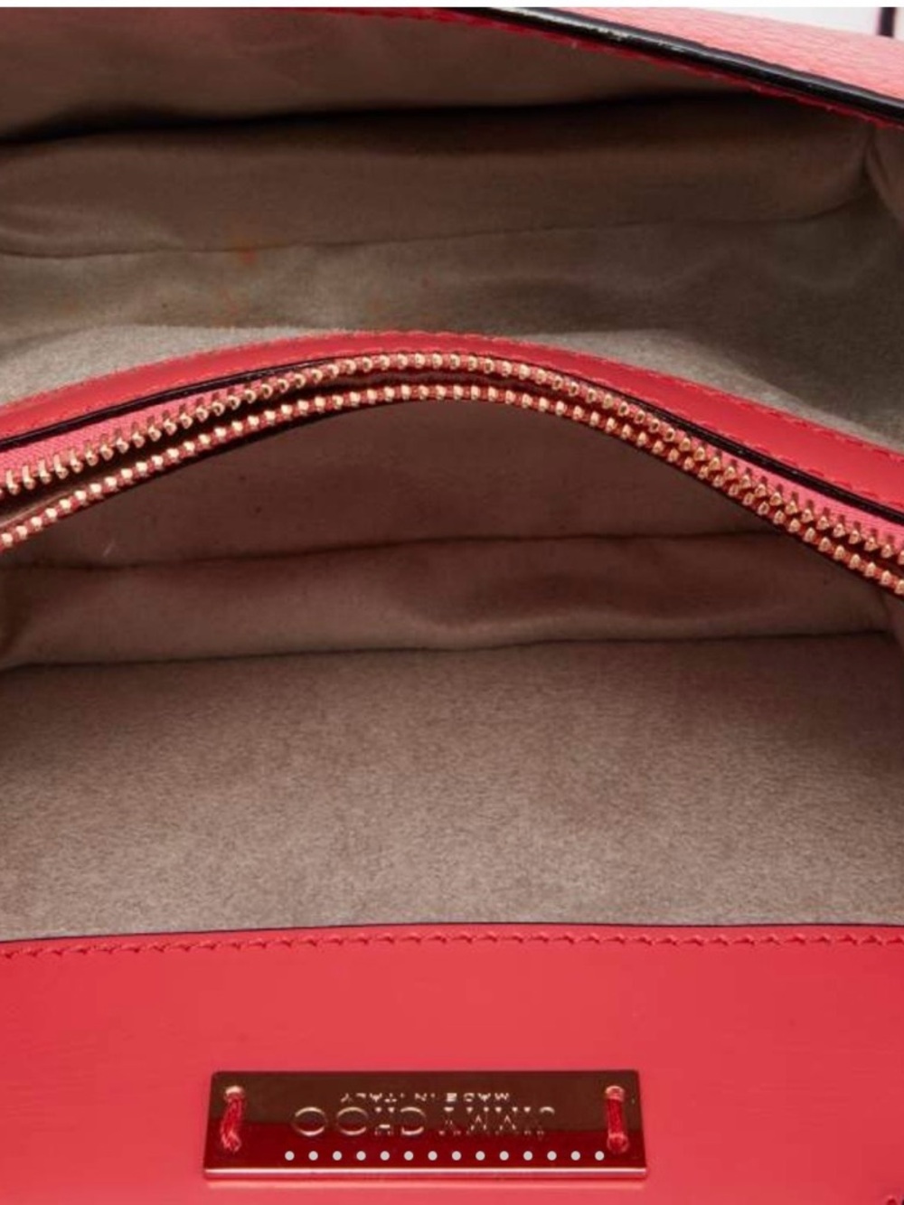 Jimmy Choo Hot Pink Leather Top-Handle Crossbody - Picture 9 of 16